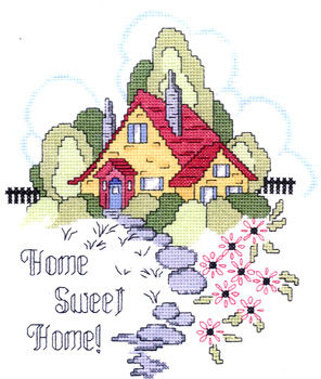 Old Fashioned Home - cross stitch pattern by Imaginating