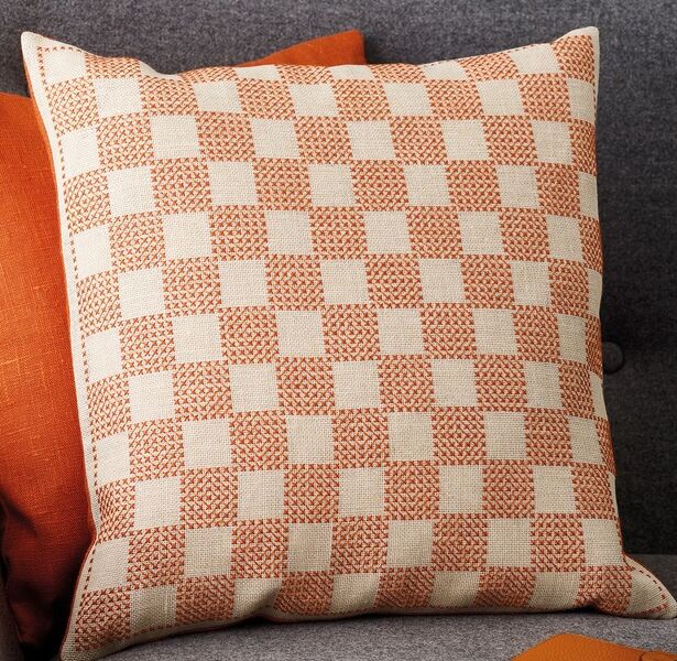 Rhombuses and Squares Cushion