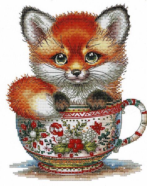 Christmas Animals Cups Fox