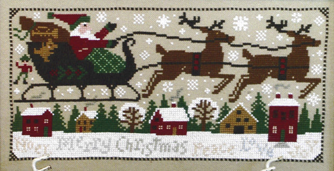 Christmas Eve - cross stitch pattern by The Prairie Schooler (variant #158)