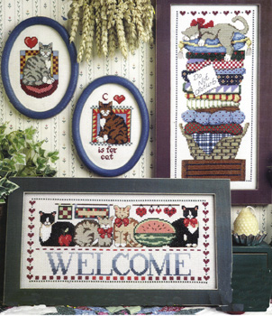 Cat Country - cross stitch pattern by Jeremiah Junction