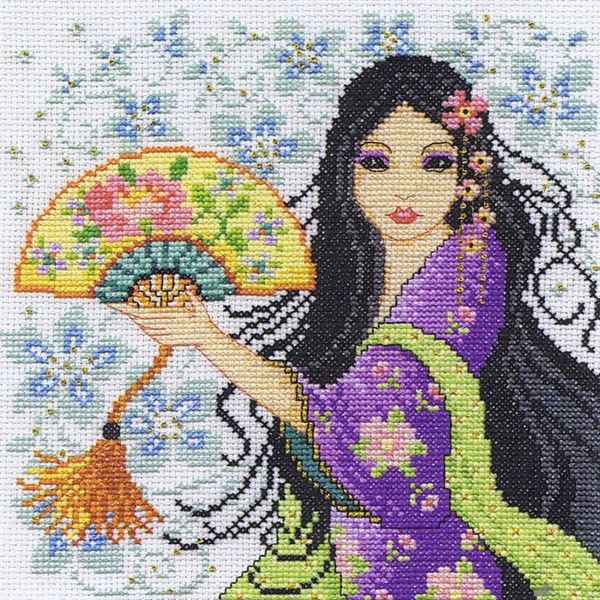 Geisha - cross stitch kit by DMC Creative