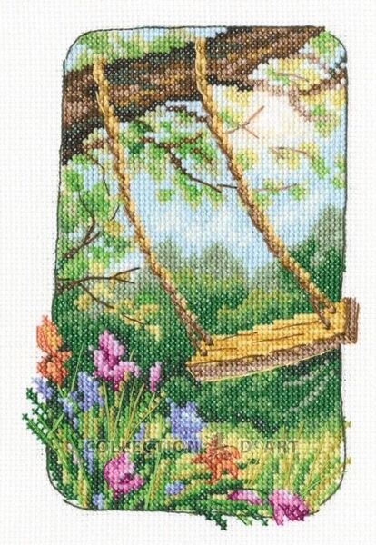 Grandmother's Old Garden - Swing