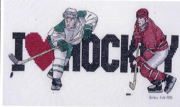 hockey cross stitch graph