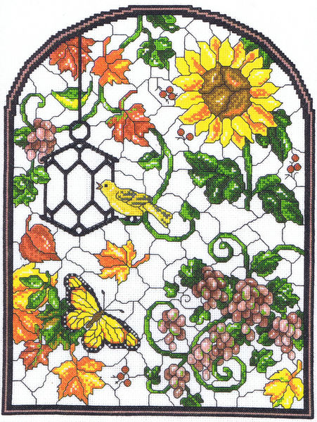 Autumn Stained Glass