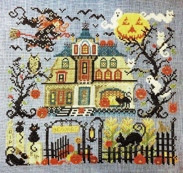 The Great Cheshire Pumpkin - cross stitch pattern by Tempting Tangles ...