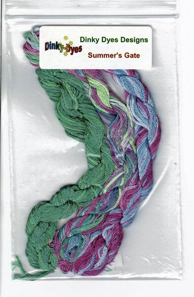 Summer's Garden Gate Sampler Silk Pack