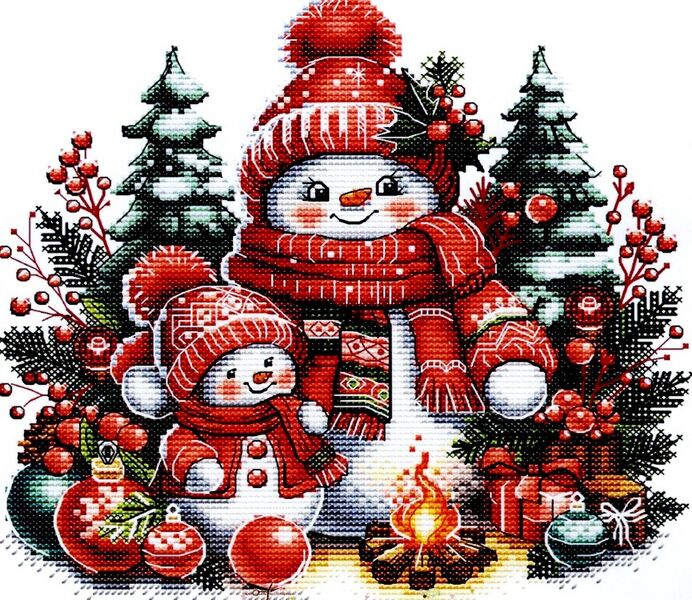 Snowmen Family