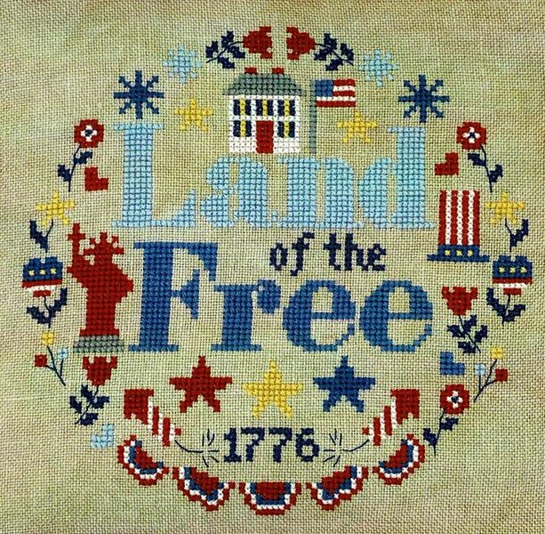 Land of the Free Wreath