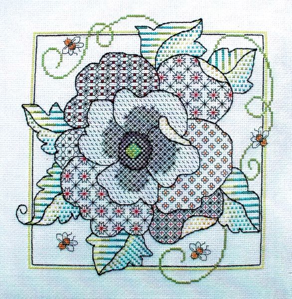 Blackwork Poppy