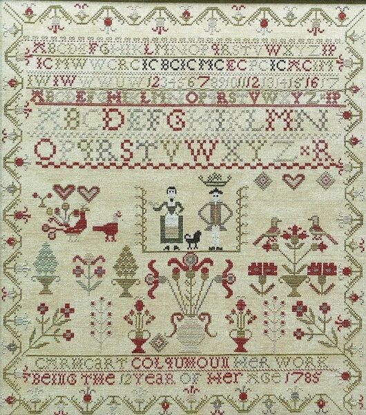 Cathcart Colquhoun 1785 - cross stitch pattern by Shakespeare's Peddler ...