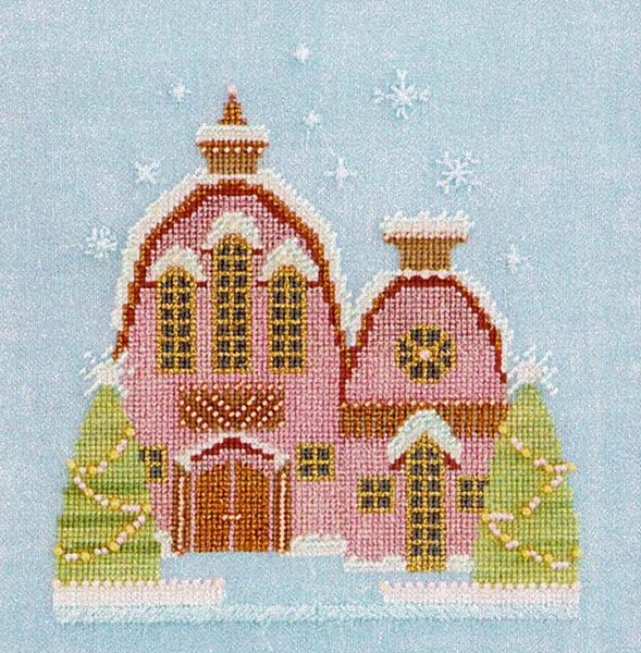 Little Snowy Pink Cottage