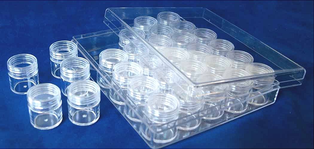 Clear Storage Bead Boxes - tools by Siesta Frames