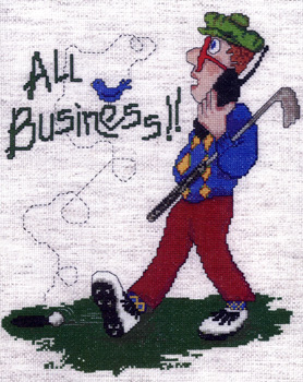 All Business - cross stitch pattern by Imaginating