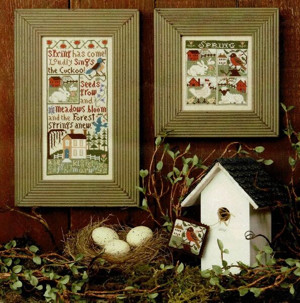 Spring Has Come - cross stitch pattern by The Prairie Schooler (variant ...