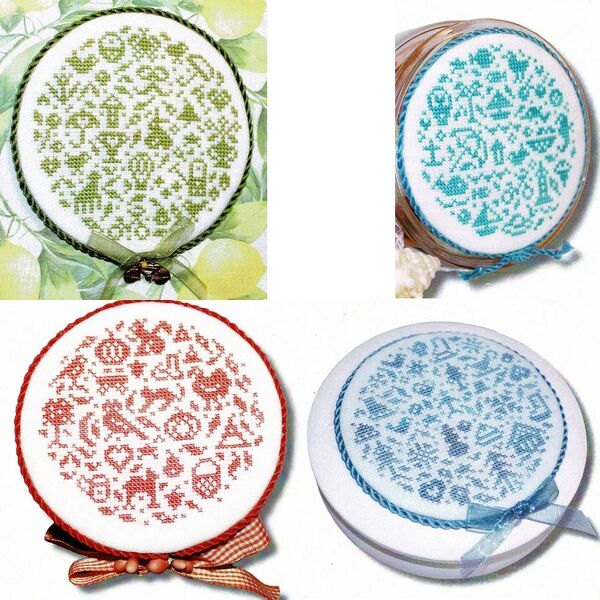 Stitching in the Round Cross Stitch Pattern, JBW Designs