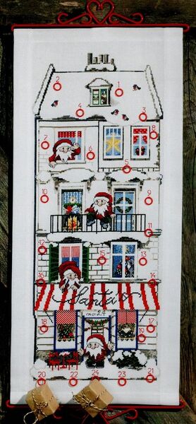 Santa's House Advent Calendar