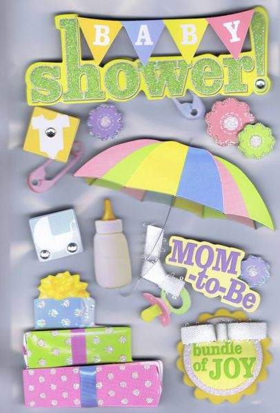 Baby Shower 3D Stickers