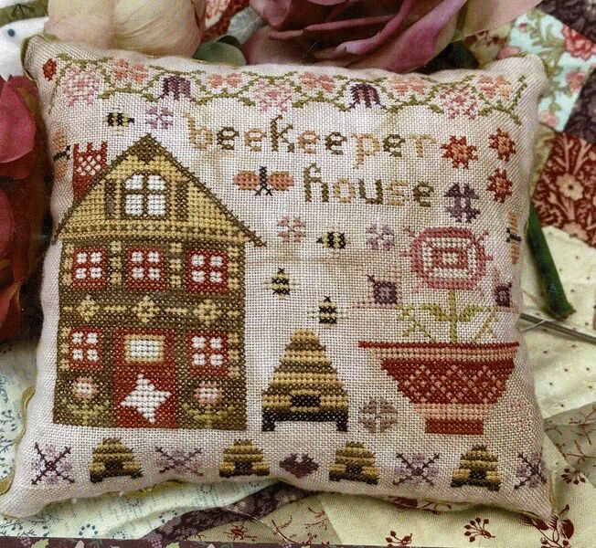 Beekeeper House - cross stitch pattern by Pansy Patch Quilts and ...