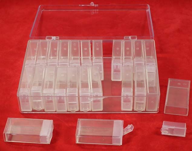 Bead Storage Box with Flip Top Lids - miscellaneous by Siesta Frames  (variant BD836)