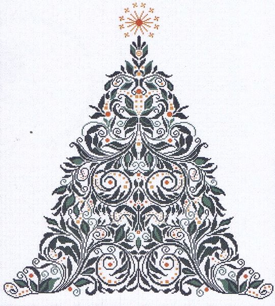 Christmas Tree 74 Cross Stitch Pattern By Alessandra Adelaide Needleworks