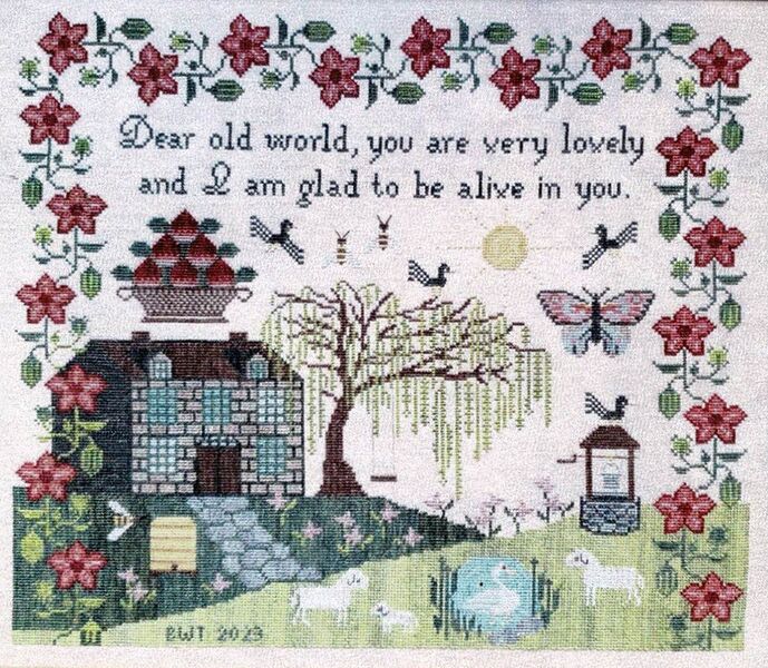 Scenic Sampler - cross stitch pattern by Heartstring Samplery (variant ...