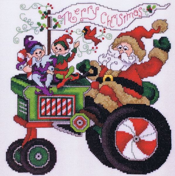 Tractor Santa