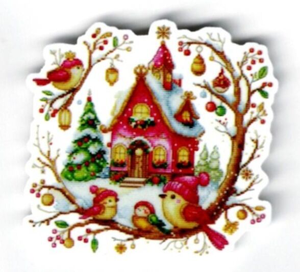 Christmas Birds Song Magnet