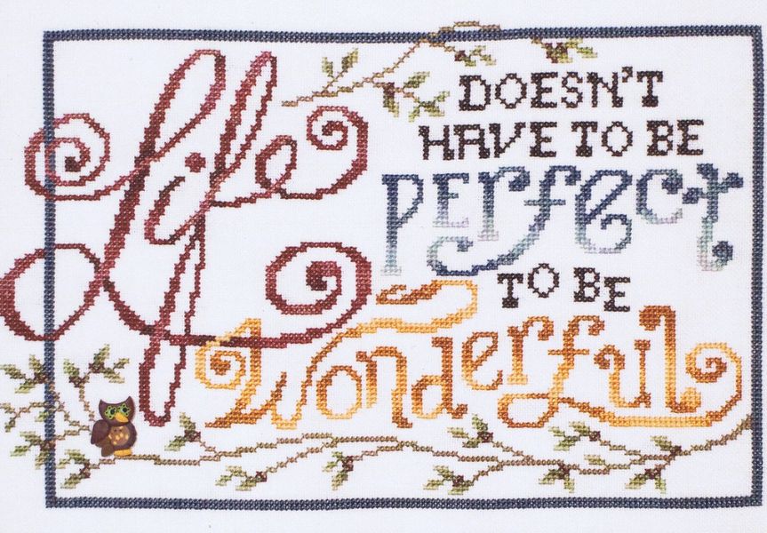 Wonderful Life - cross stitch pattern by Stoney Creek