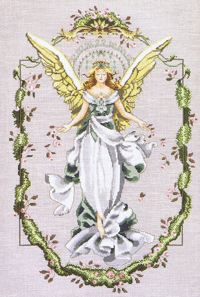 Angel of the New Dawn - cross stitch pattern by Mirabilia Designs