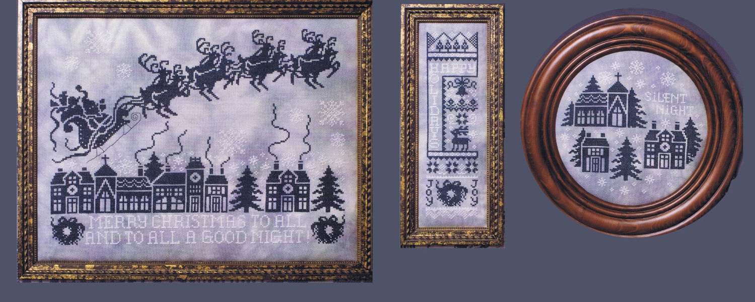 Christmas Silhouettes   Cross Stitch Pattern By Stoney Creek (variant 474)