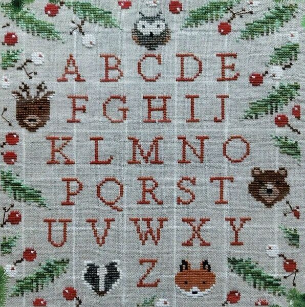 Woodland Sampler - cross stitch pattern by Fairy Wool in The Wood