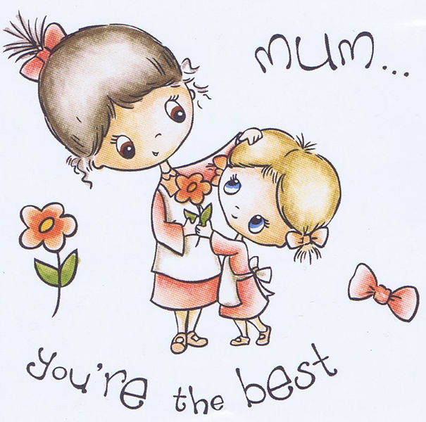 'Best Mum' Stamp