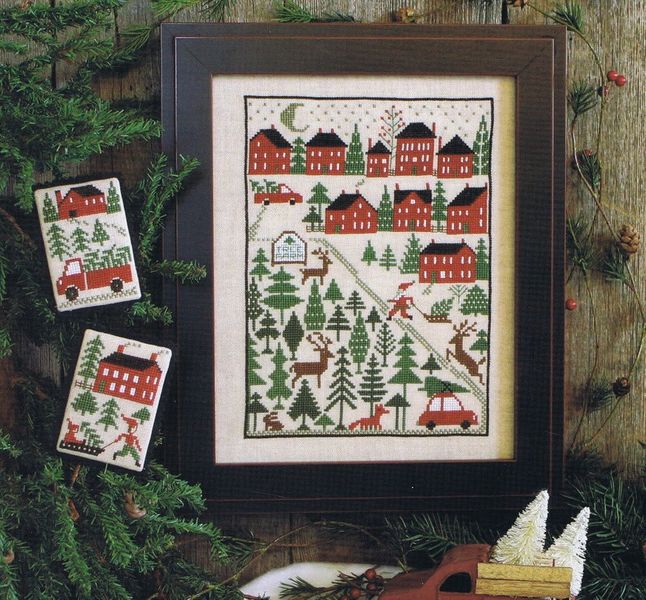 Christmas Tree Farm - cross stitch pattern by The Prairie Schooler ...