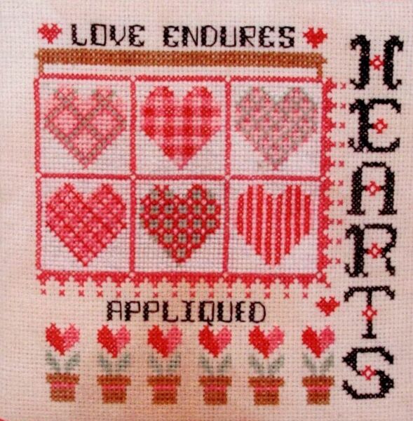 Appliqued Hearts