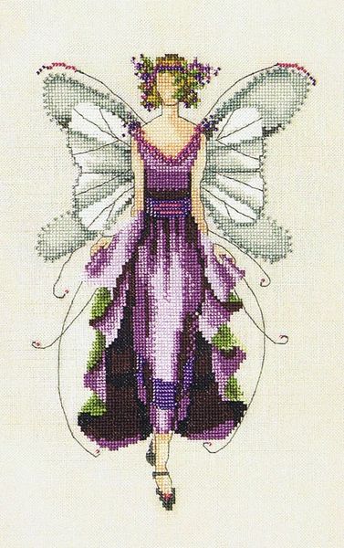 Violet - cross stitch pattern by Nora Corbett