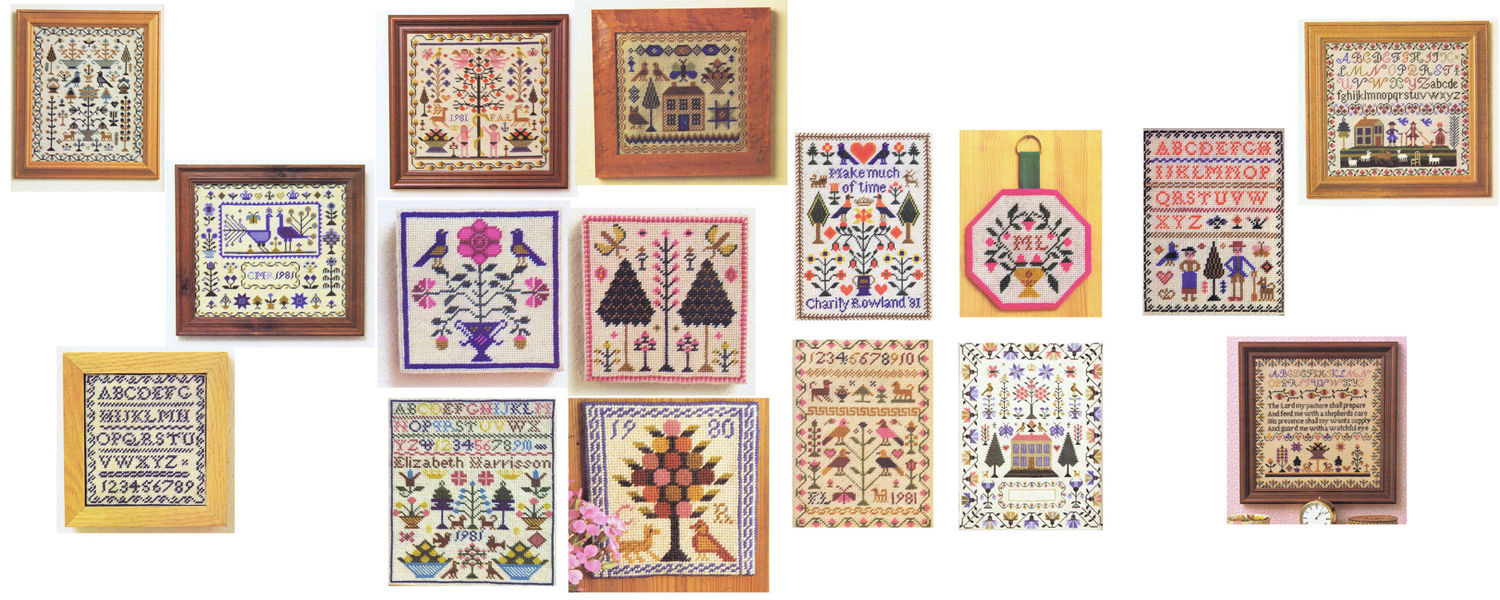 Needlepoint Samplers - tapestry pattern by Felicity Lewis