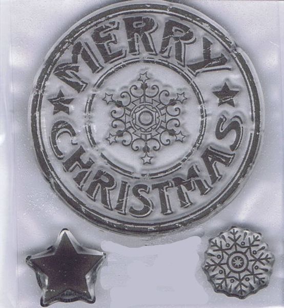 Merry Christmas Snowflake Seal