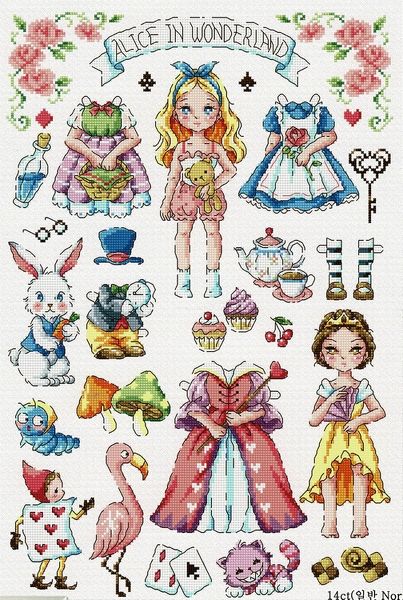 alice paper doll