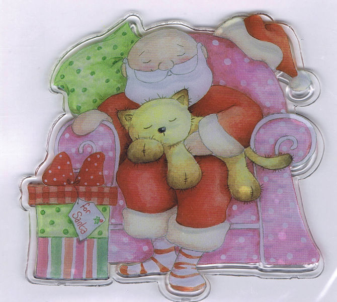 Special Delivery Clear Stamps - Snoozing Santa