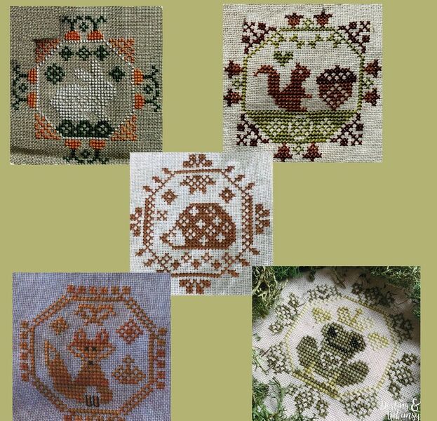 Quirky Quaker Garden Visitors - cross stitch pattern by Darling and ...