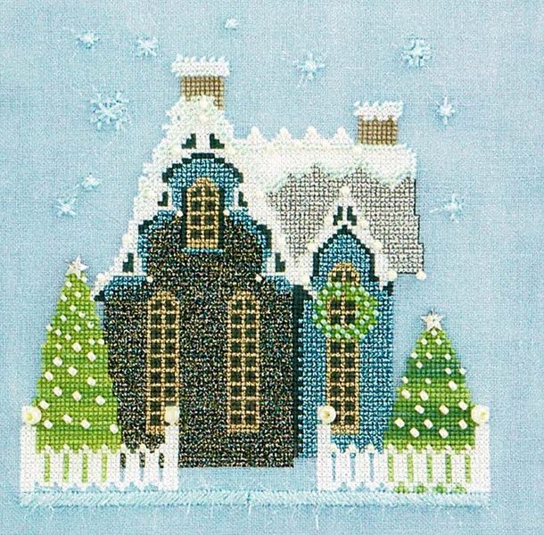 Little Snowy Blue Cottage