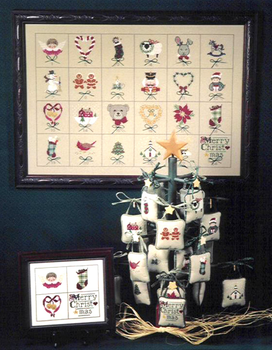 Advent Calendar cross stitch pattern by The CrossEyed Cricket