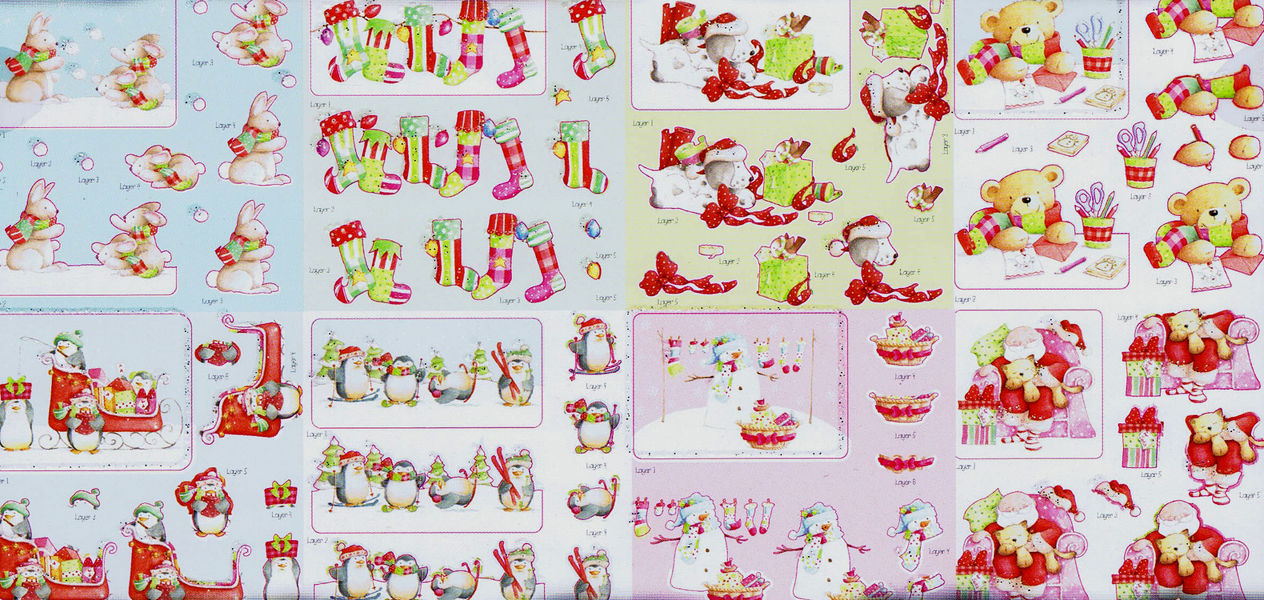 Special Delivery Glitter Decoupage Pack