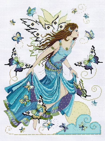 Dawn Fairy - cross stitch pattern by Lesley Teare
