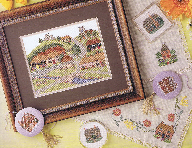 Traditional Cottages in Cross Stitch