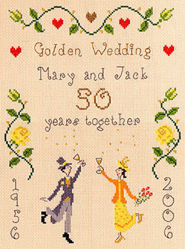 Golden Wedding Sampler