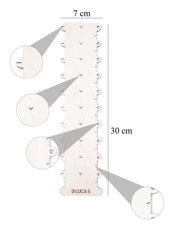 Plywood Thread Organiser (view 2)