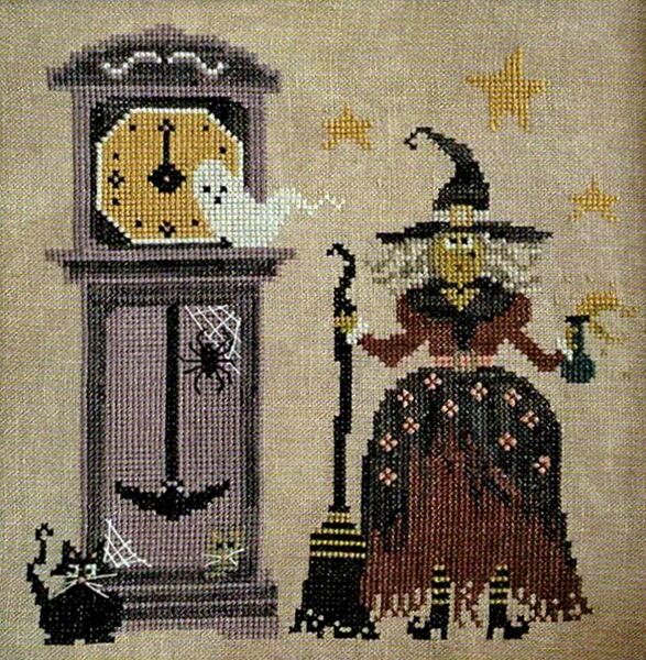 Witching Hour - cross stitch pattern by Finally A Farmgirl