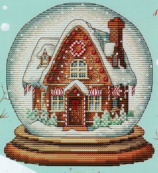 Snow Ball Gingerbread House